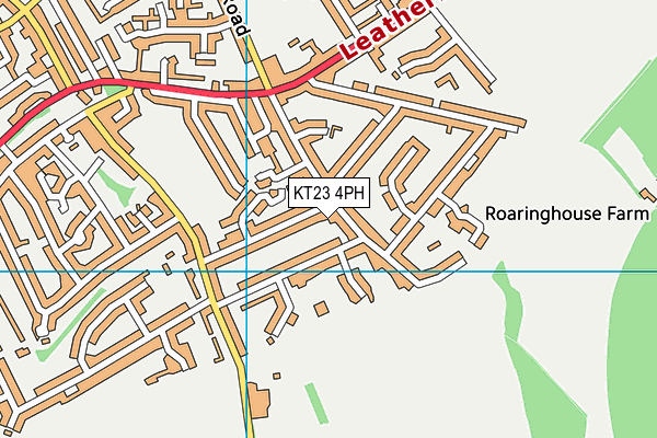 KT23 4PH map - OS VectorMap District (Ordnance Survey)