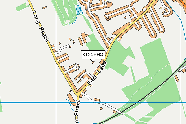 KT24 6HQ map - OS VectorMap District (Ordnance Survey)