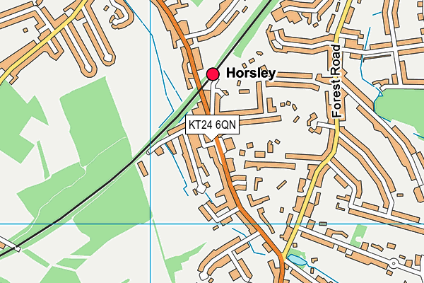 Map of PARADE NEWS (HORSLEY) LTD at district scale