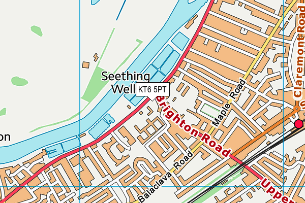 Map of THE NAKED STEADING LTD at district scale