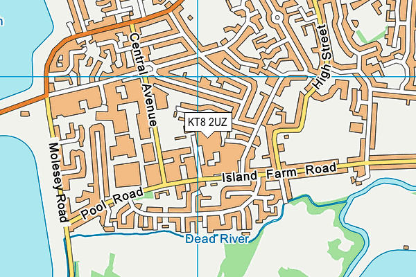 Map of MOLESEY FENCING LIMITED at district scale