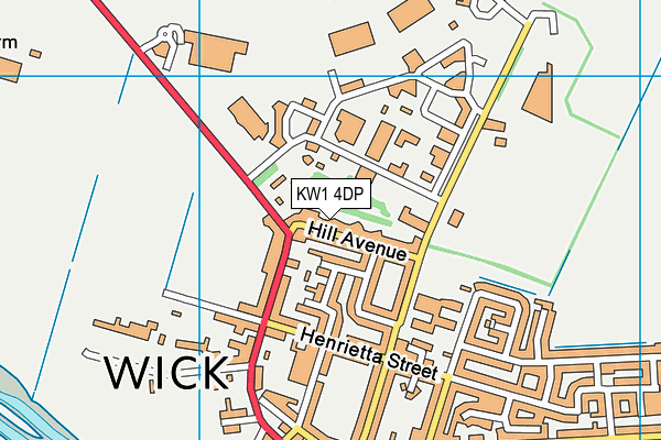 KW1 4DP map - OS VectorMap District (Ordnance Survey)