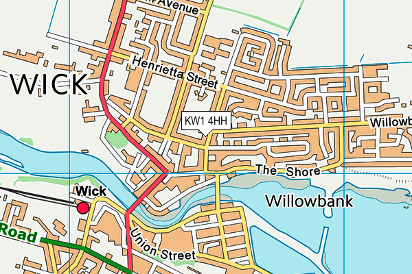 KW1 4HH map - OS VectorMap District (Ordnance Survey)