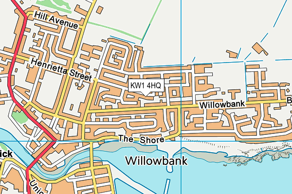 KW1 4HQ map - OS VectorMap District (Ordnance Survey)