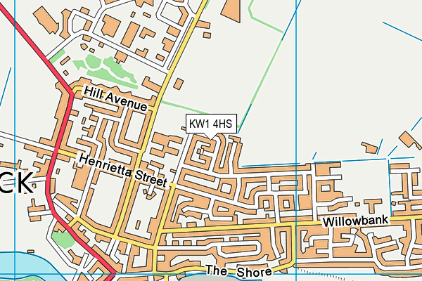 KW1 4HS map - OS VectorMap District (Ordnance Survey)