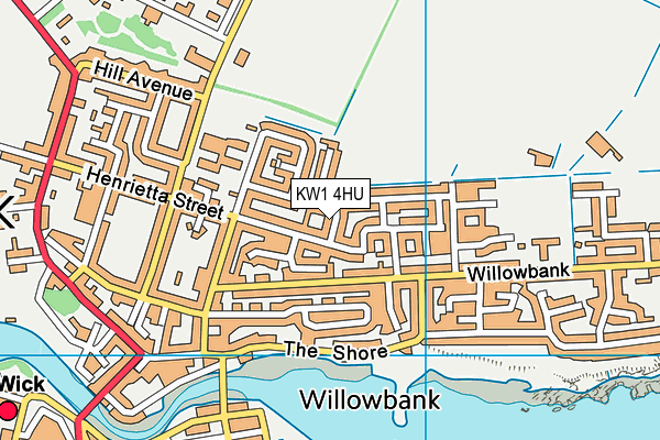 KW1 4HU map - OS VectorMap District (Ordnance Survey)