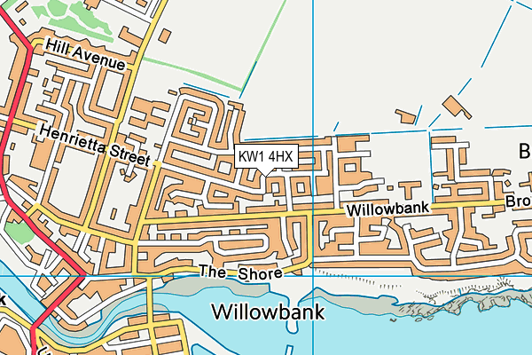 KW1 4HX map - OS VectorMap District (Ordnance Survey)