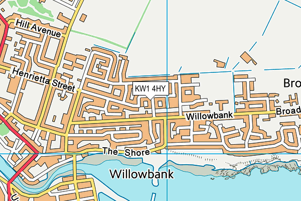KW1 4HY map - OS VectorMap District (Ordnance Survey)
