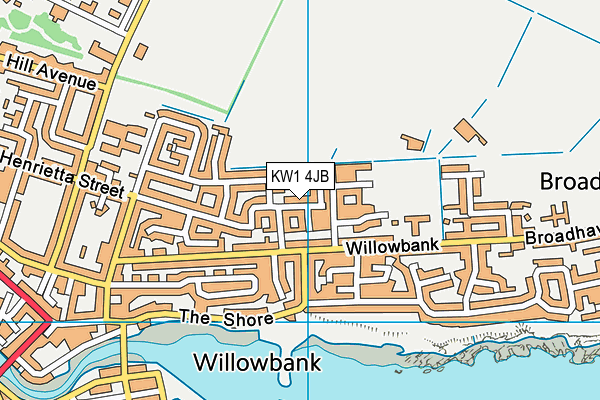 KW1 4JB map - OS VectorMap District (Ordnance Survey)