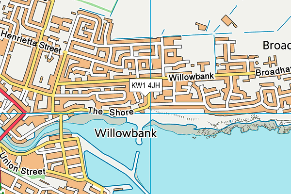 KW1 4JH map - OS VectorMap District (Ordnance Survey)