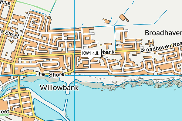 KW1 4JL map - OS VectorMap District (Ordnance Survey)