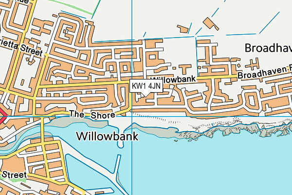 KW1 4JN map - OS VectorMap District (Ordnance Survey)