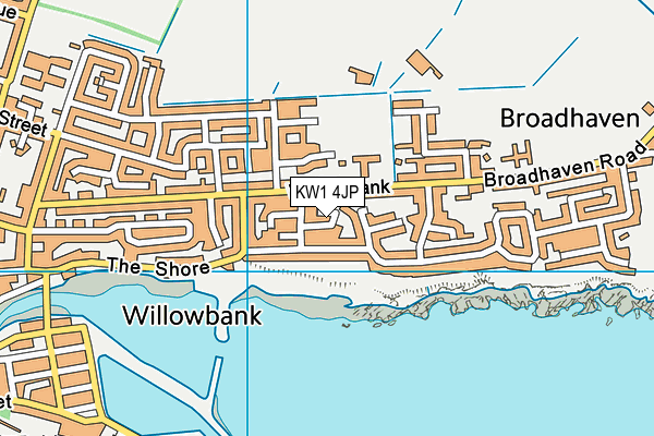 KW1 4JP map - OS VectorMap District (Ordnance Survey)