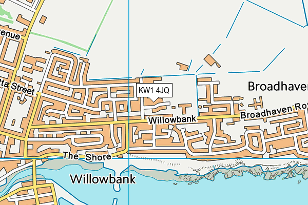 KW1 4JQ map - OS VectorMap District (Ordnance Survey)