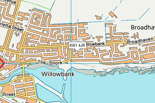 KW1 4JR map - OS VectorMap District (Ordnance Survey)