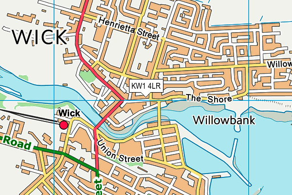 KW1 4LR map - OS VectorMap District (Ordnance Survey)