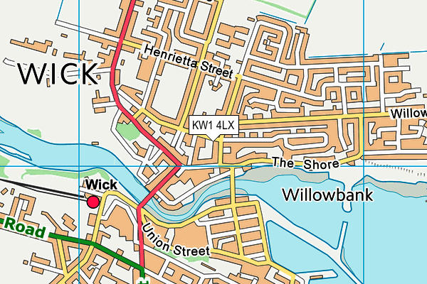 KW1 4LX map - OS VectorMap District (Ordnance Survey)
