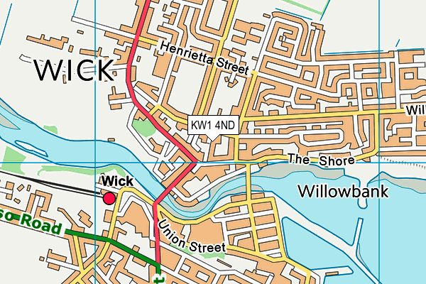 KW1 4ND map - OS VectorMap District (Ordnance Survey)