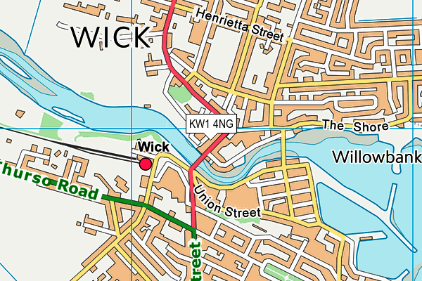 KW1 4NG map - OS VectorMap District (Ordnance Survey)