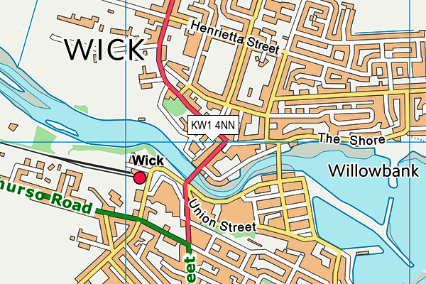 KW1 4NN map - OS VectorMap District (Ordnance Survey)