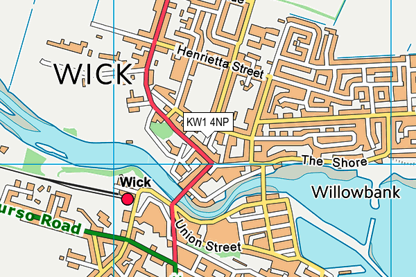 KW1 4NP map - OS VectorMap District (Ordnance Survey)