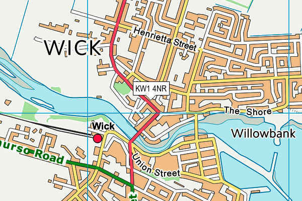 KW1 4NR map - OS VectorMap District (Ordnance Survey)