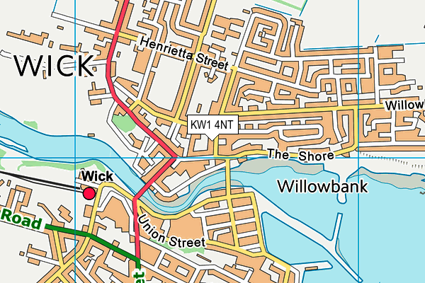 KW1 4NT map - OS VectorMap District (Ordnance Survey)