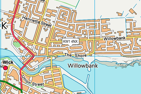 KW1 4NX map - OS VectorMap District (Ordnance Survey)
