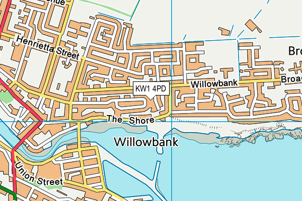 KW1 4PD map - OS VectorMap District (Ordnance Survey)