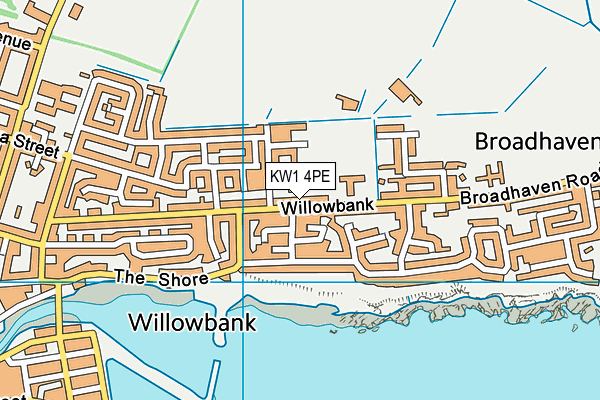 KW1 4PE map - OS VectorMap District (Ordnance Survey)