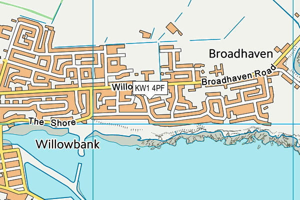 KW1 4PF map - OS VectorMap District (Ordnance Survey)