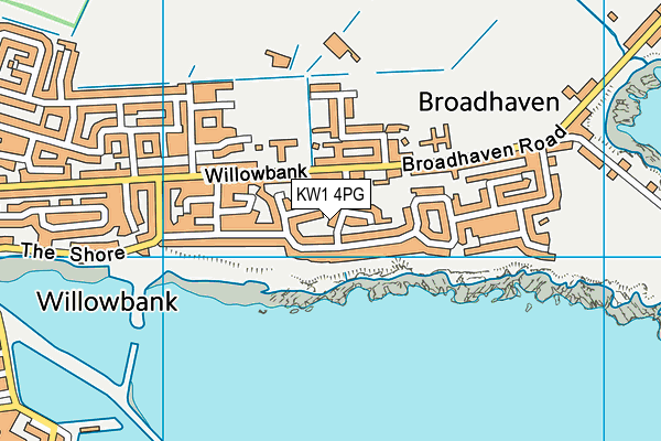 KW1 4PG map - OS VectorMap District (Ordnance Survey)