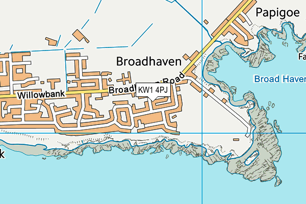 KW1 4PJ map - OS VectorMap District (Ordnance Survey)