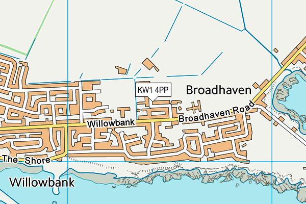 KW1 4PP map - OS VectorMap District (Ordnance Survey)