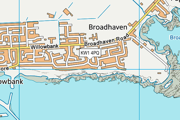 KW1 4PQ map - OS VectorMap District (Ordnance Survey)