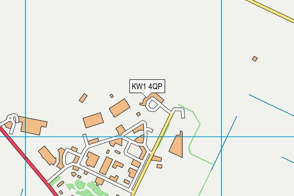 KW1 4QP map - OS VectorMap District (Ordnance Survey)