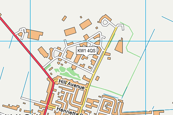 KW1 4QS map - OS VectorMap District (Ordnance Survey)