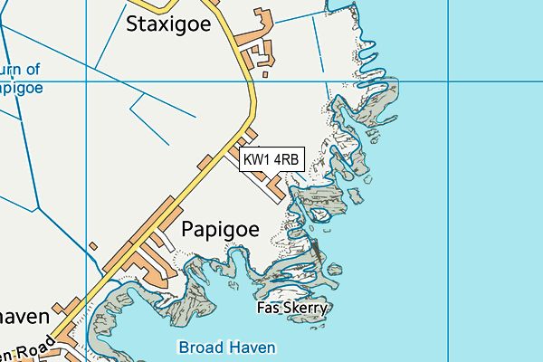 KW1 4RB map - OS VectorMap District (Ordnance Survey)
