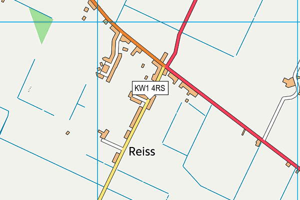 KW1 4RS map - OS VectorMap District (Ordnance Survey)