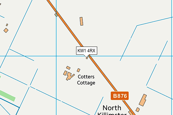 KW1 4RX map - OS VectorMap District (Ordnance Survey)