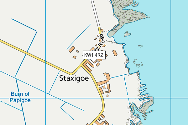 KW1 4RZ map - OS VectorMap District (Ordnance Survey)