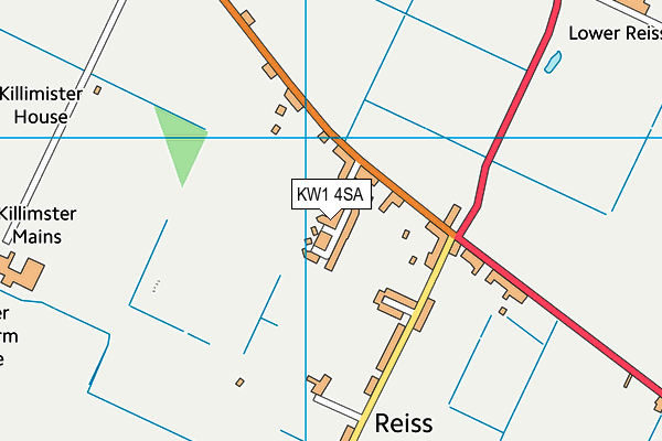 KW1 4SA map - OS VectorMap District (Ordnance Survey)