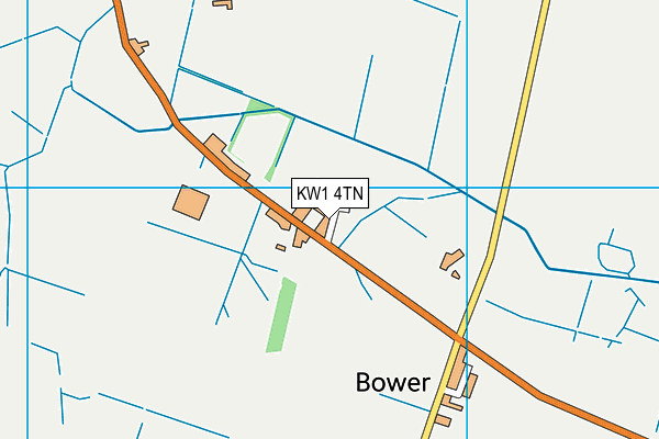 KW1 4TN map - OS VectorMap District (Ordnance Survey)