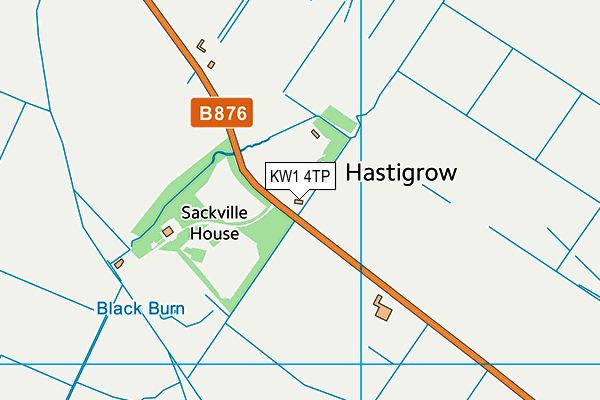 KW1 4TP map - OS VectorMap District (Ordnance Survey)