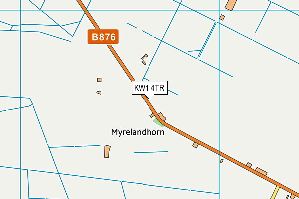 KW1 4TR map - OS VectorMap District (Ordnance Survey)