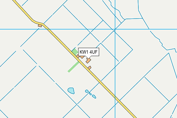 KW1 4UF map - OS VectorMap District (Ordnance Survey)