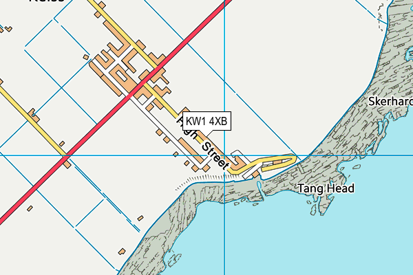 KW1 4XB map - OS VectorMap District (Ordnance Survey)