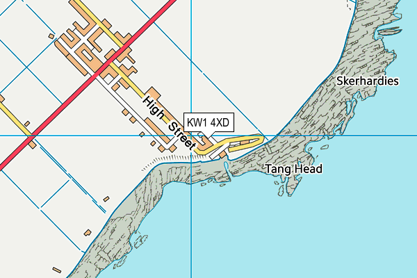 KW1 4XD map - OS VectorMap District (Ordnance Survey)