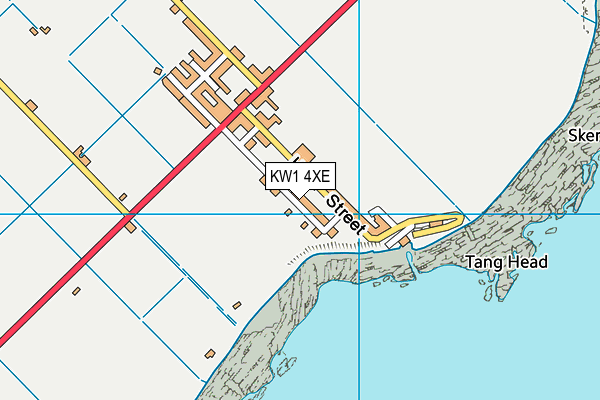 KW1 4XE map - OS VectorMap District (Ordnance Survey)