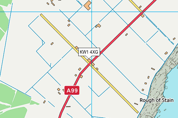 KW1 4XG map - OS VectorMap District (Ordnance Survey)